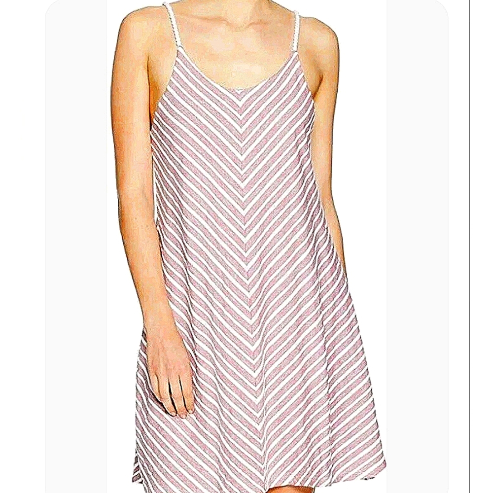 Tyree Purple Seacrest Dress Striped Comfy Beach Coastal Spring Summer Travel